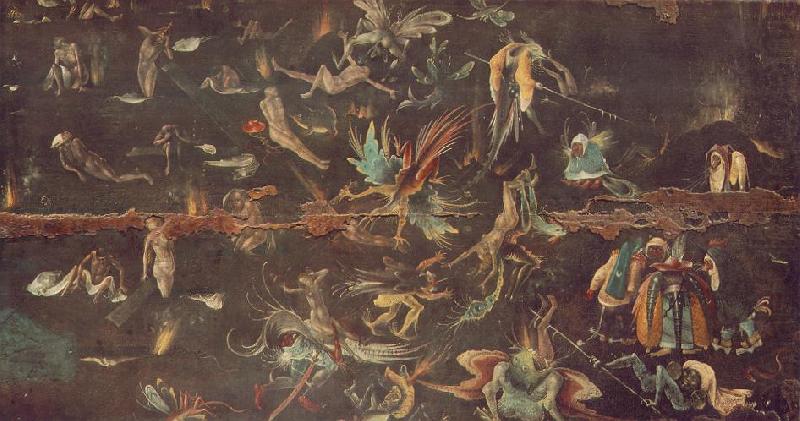 BOSCH, Hieronymus Last Judgement (fragment) inp oil painting picture